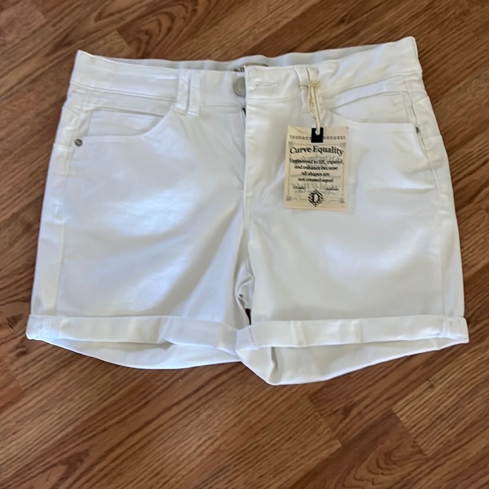 White blue Jean shorts